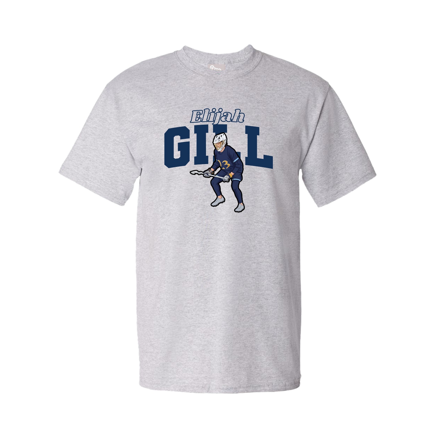 Tee — Name Arch in Grey