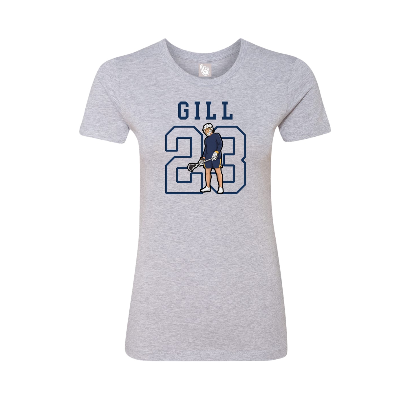 Fitted Women's Tee — Shirsey in Grey
