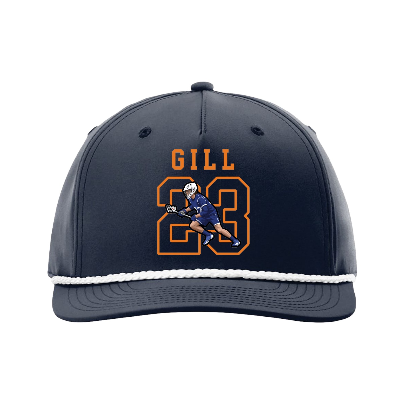Five-Panel Classic Rope Cap — Shirsey in Navy