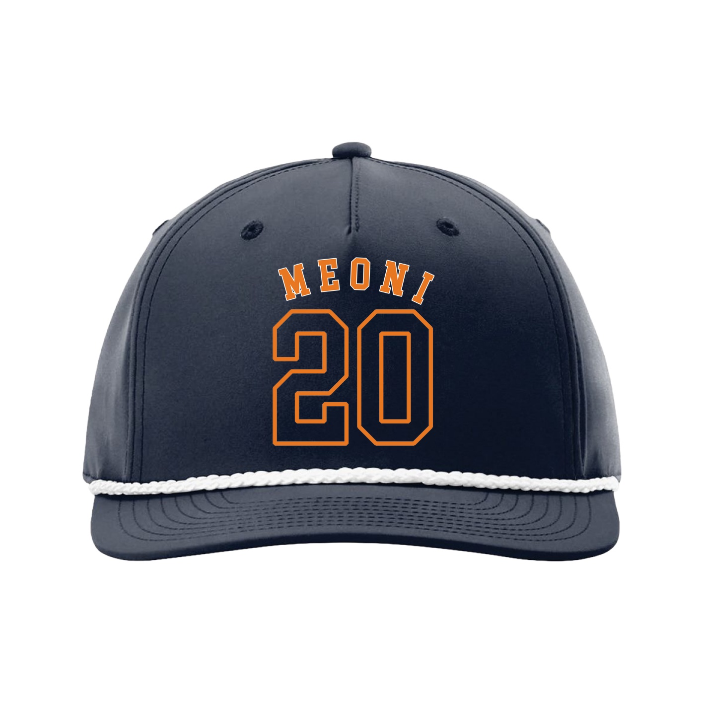 Five-Panel Classic Rope Cap — Shirsey Arch in Navy