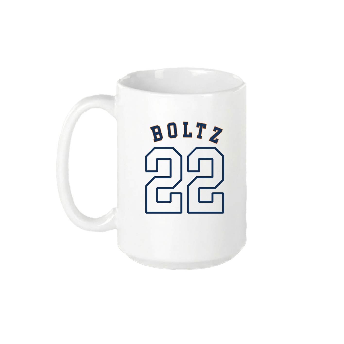 15oz Coffee Mug — Shirsey Arch in White