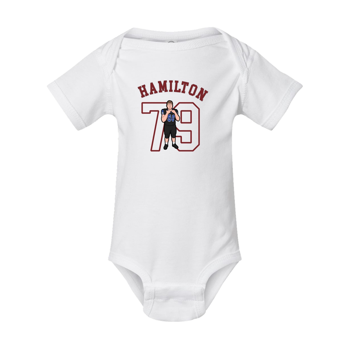 Baby Onesie — Shirsey Arch in White