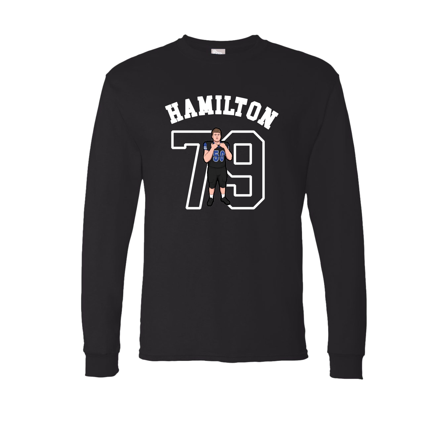 Long Sleeve Tee — Shirsey Arch in Black