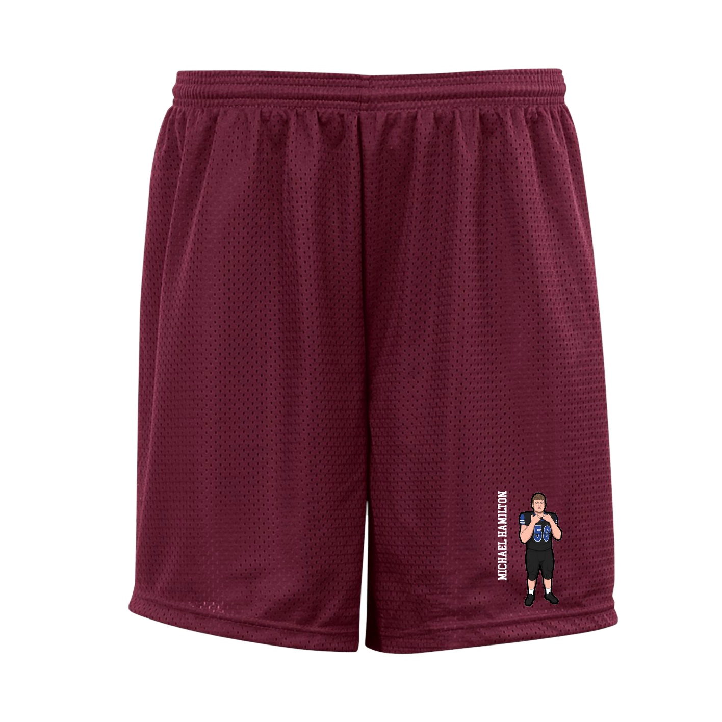 Shorts — Name Vertical in Cardinal