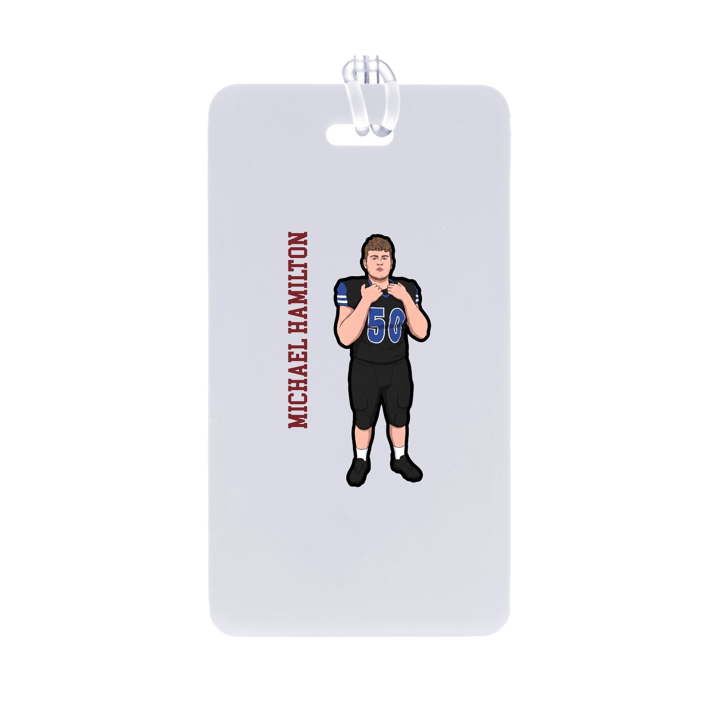 Bag Tag — Name Vertical in Classic