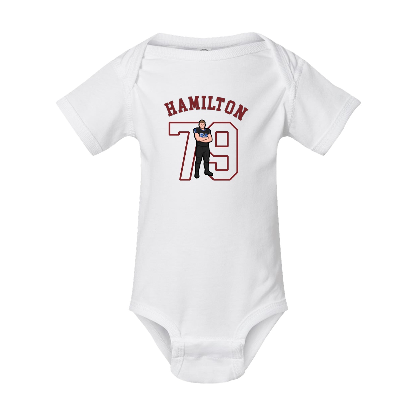 Baby Onesie — Shirsey Arch in White