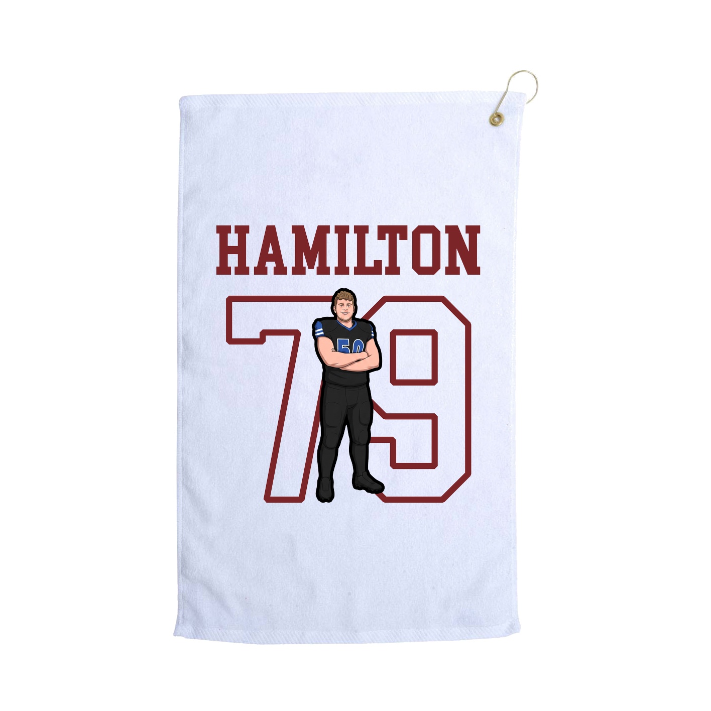 Golf Towel — Shirsey in White