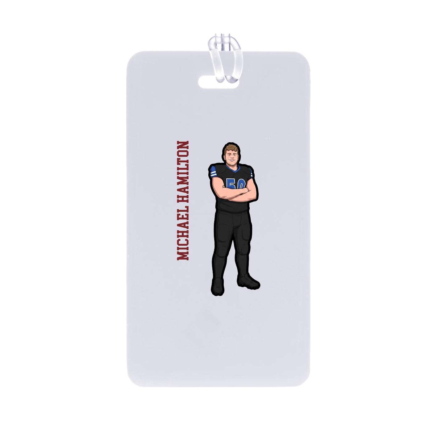 Bag Tag — Name Vertical in Classic