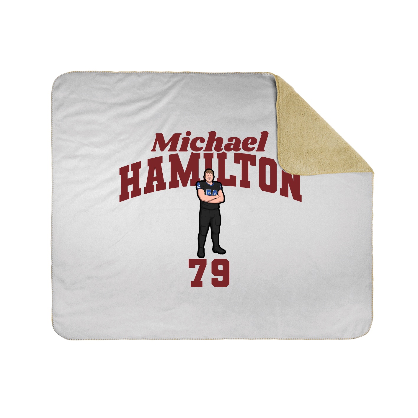 Throw Blanket — Signature Arch in White