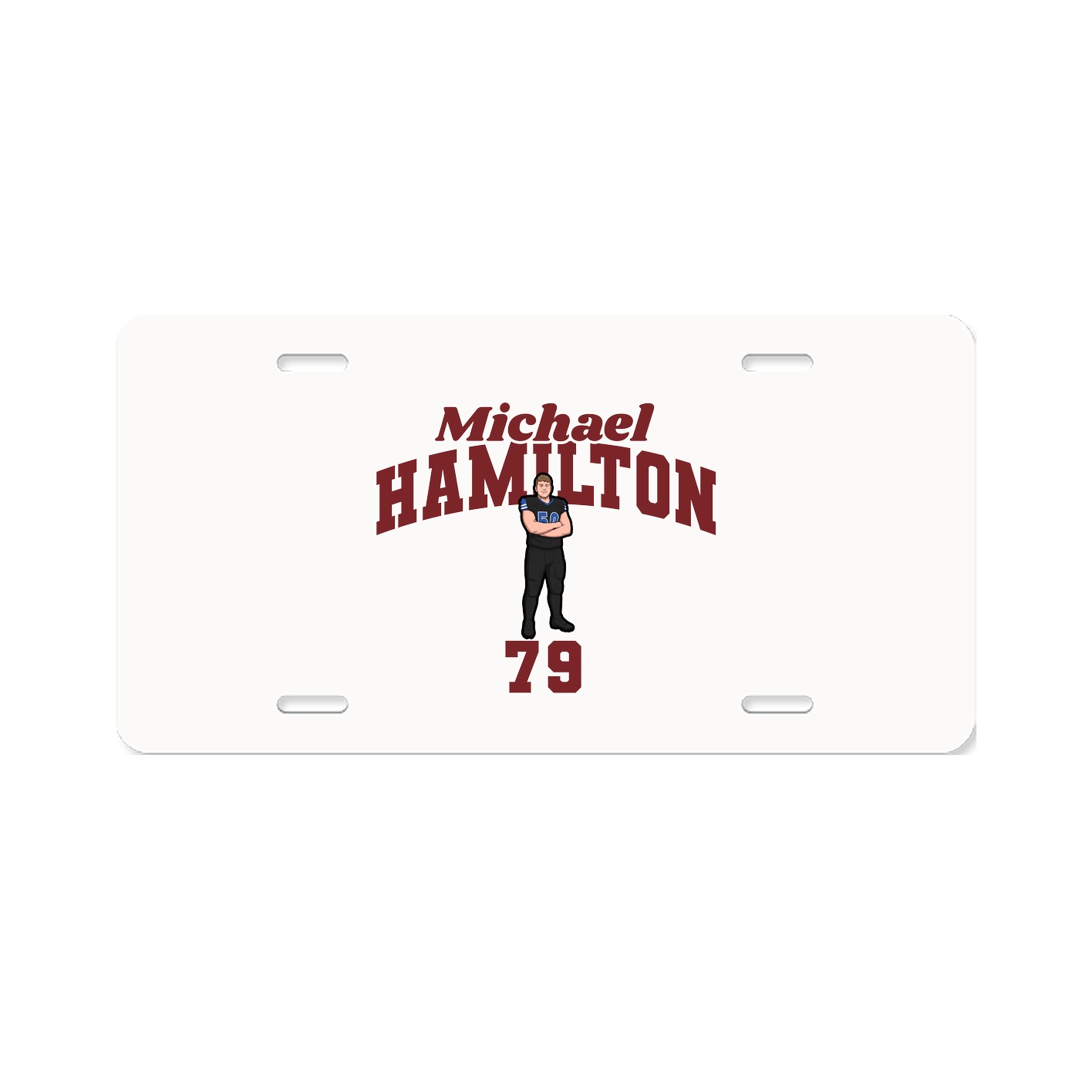 License Plate — Signature Arch in Classic