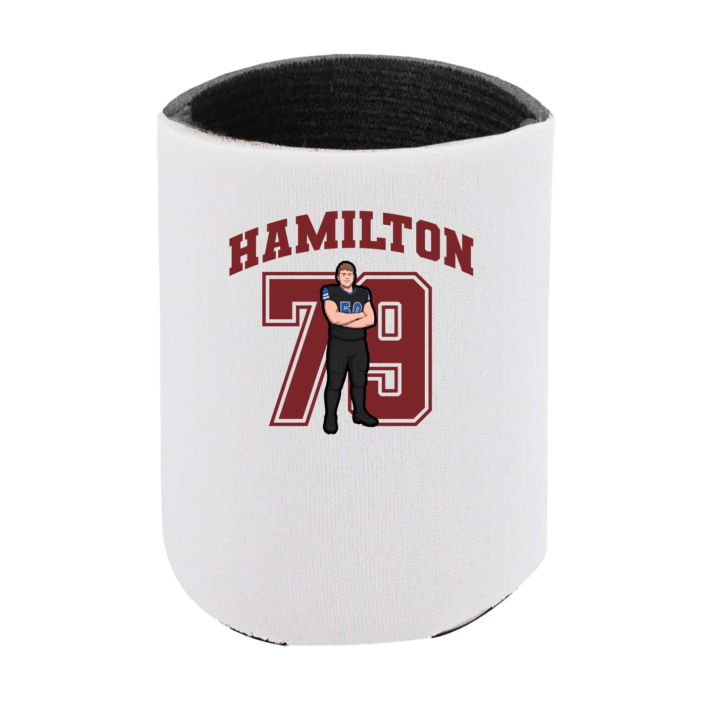 Can Holder — Number in White