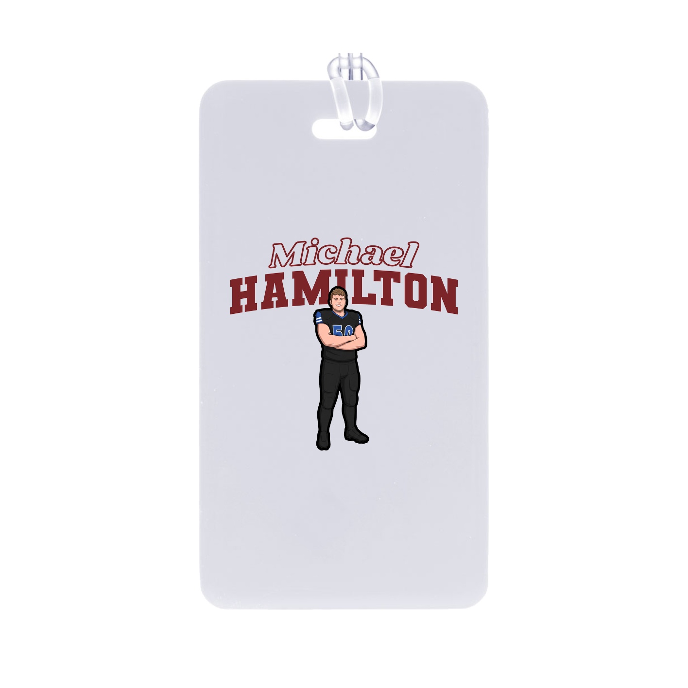 Bag Tag — Name Arch in Classic