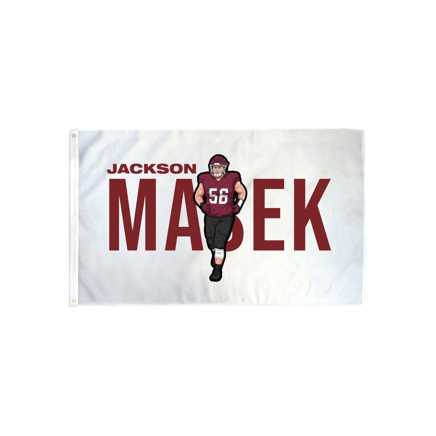 3x5 Flag — Player Name in Classic