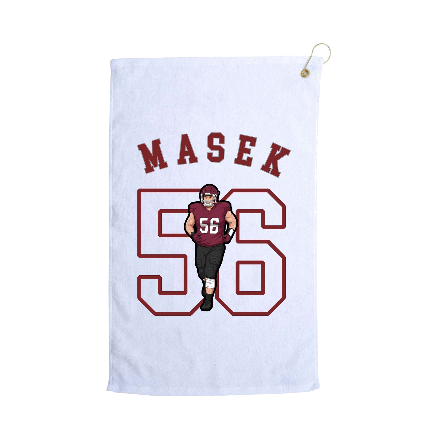 Golf Towel — Shirsey Arch in White