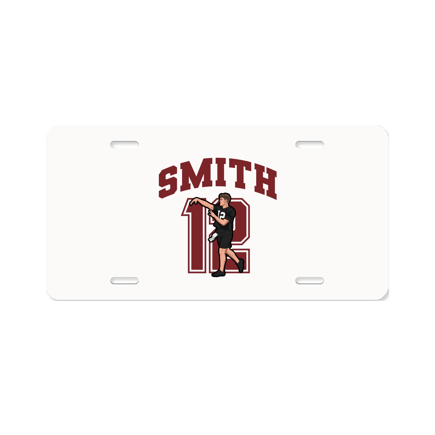 License Plate — Number in Classic