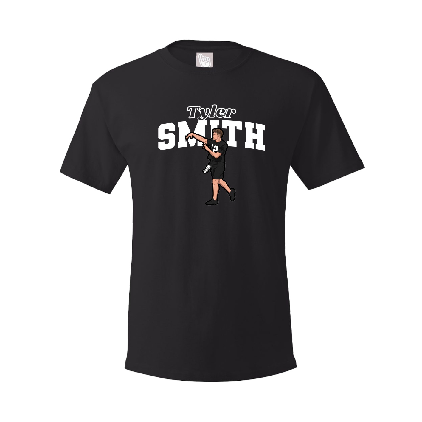 Youth Tee — Name Arch in Black