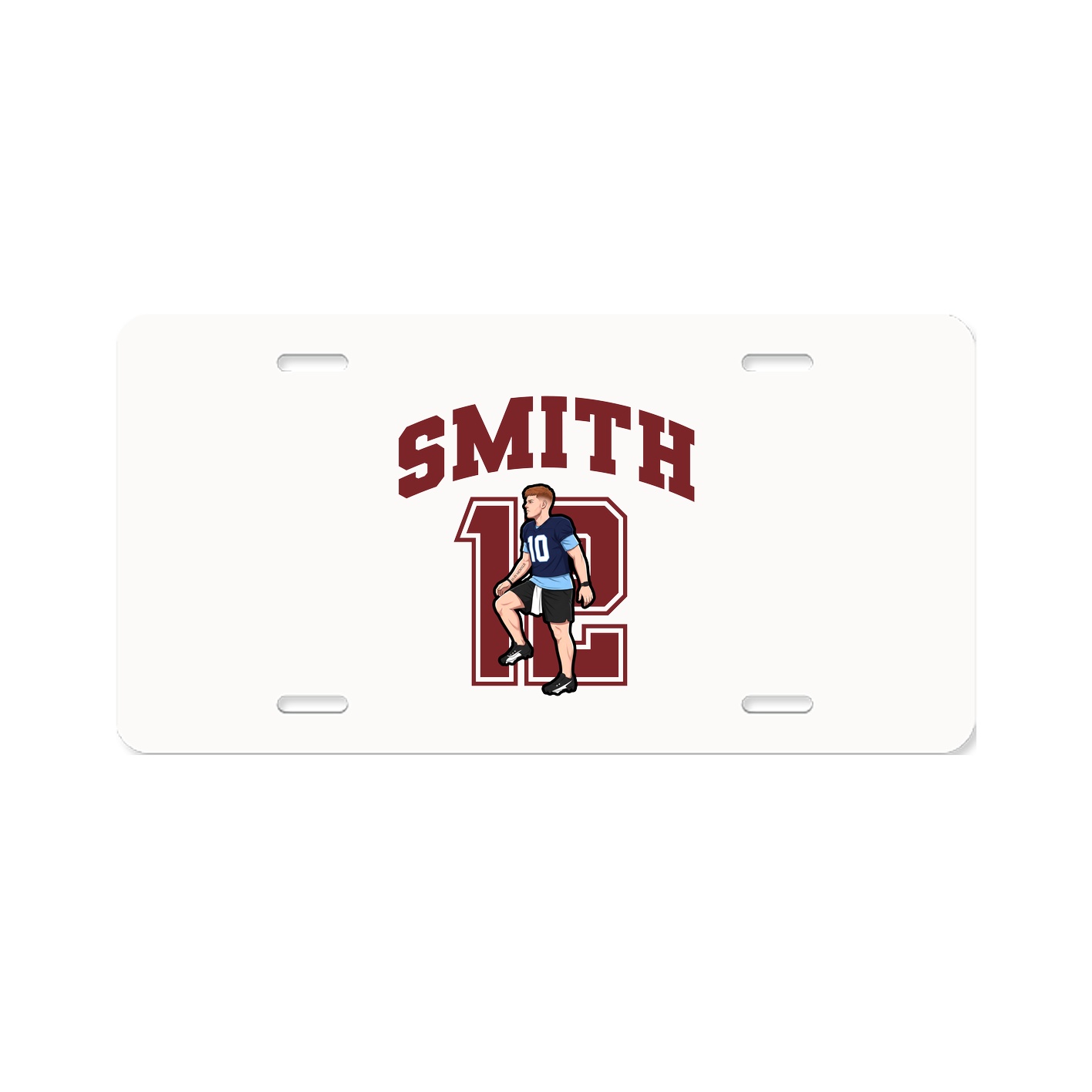 License Plate — Number in Classic