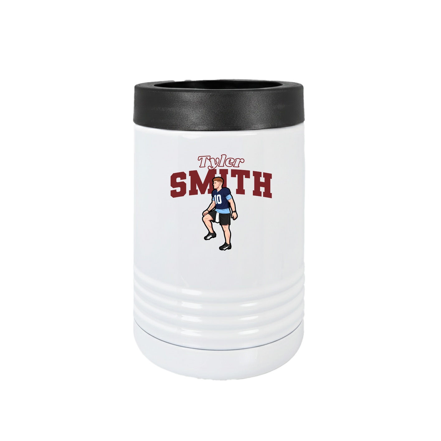 Beverage Holder — Name Arch in White