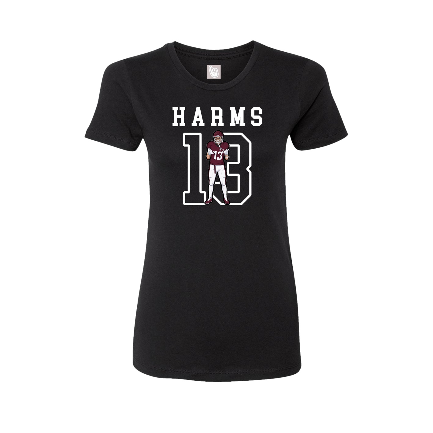 Fitted Women's Tee — Shirsey in Black
