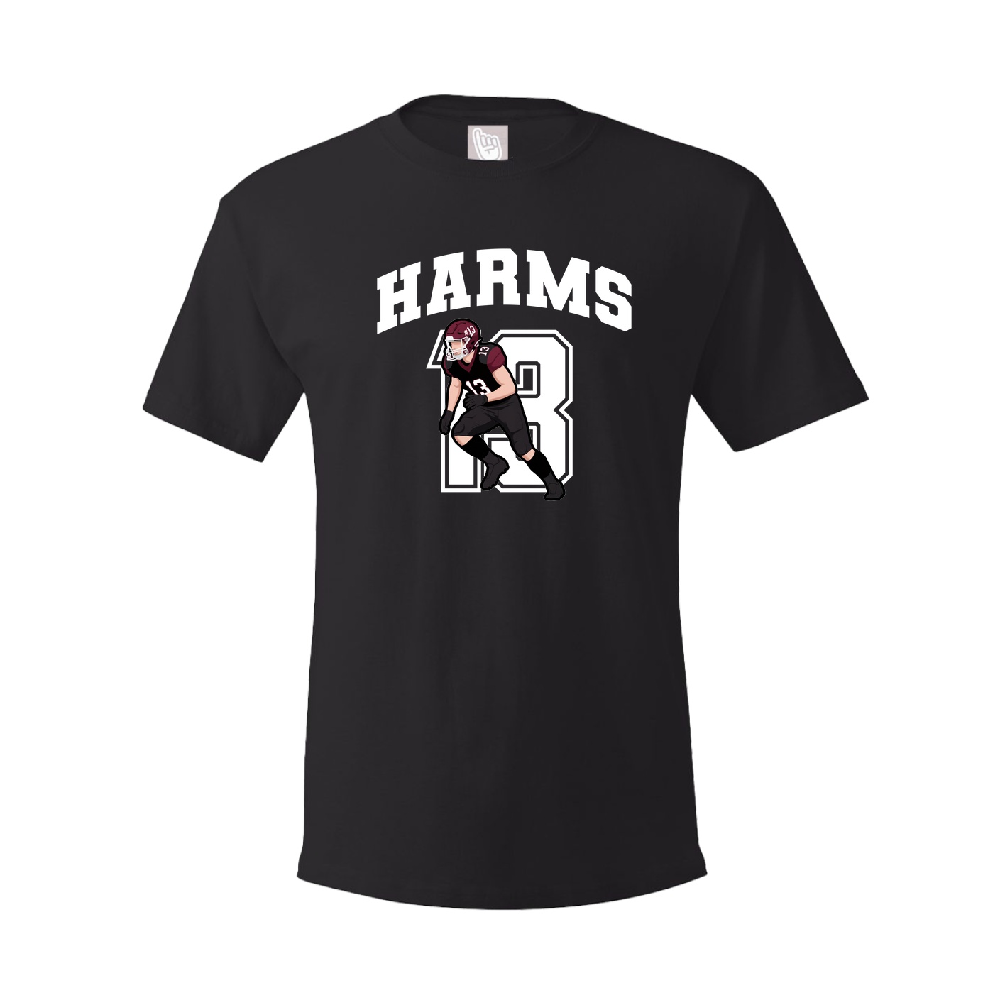 Youth Tee — Number in Black