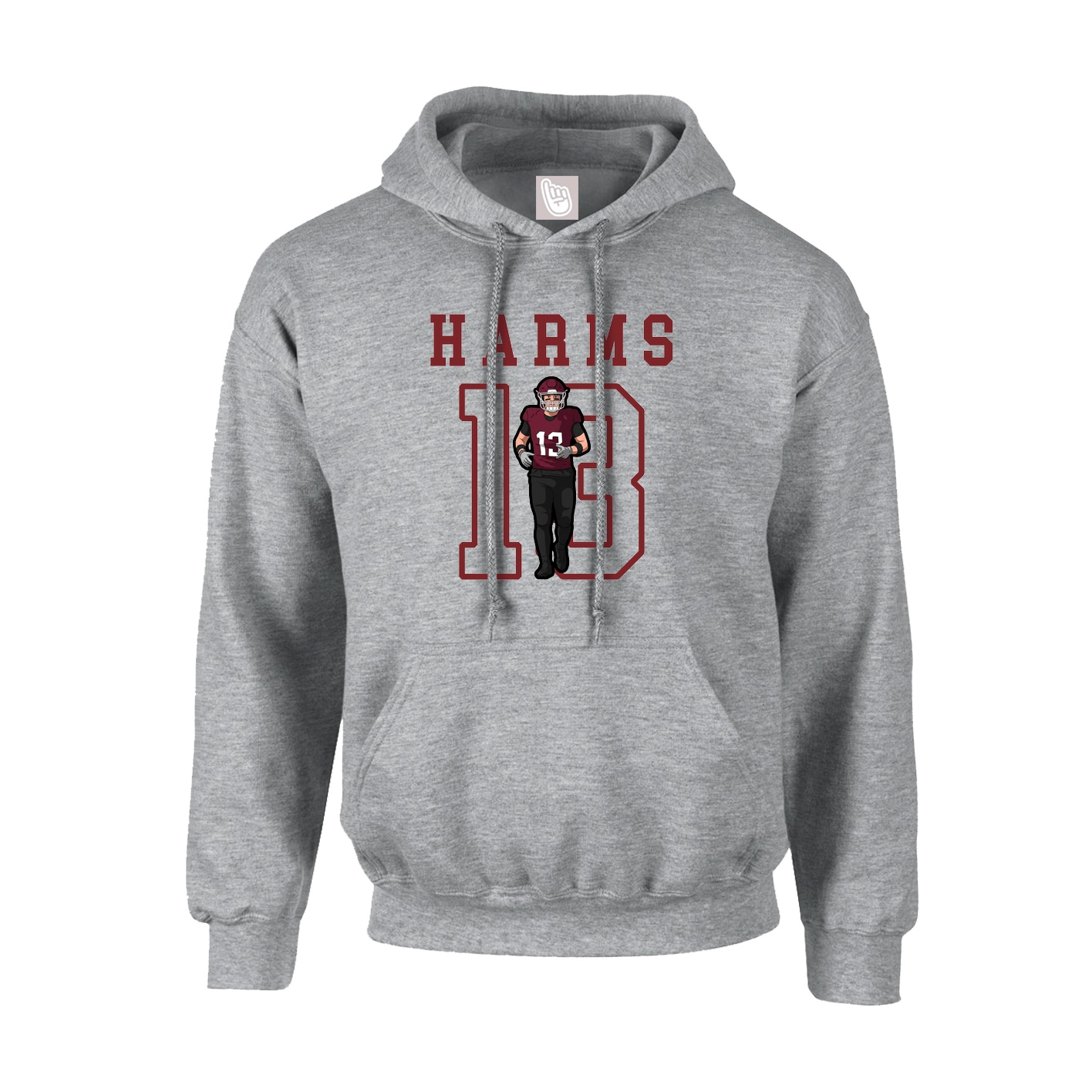 Hoodie — Shirsey in Grey