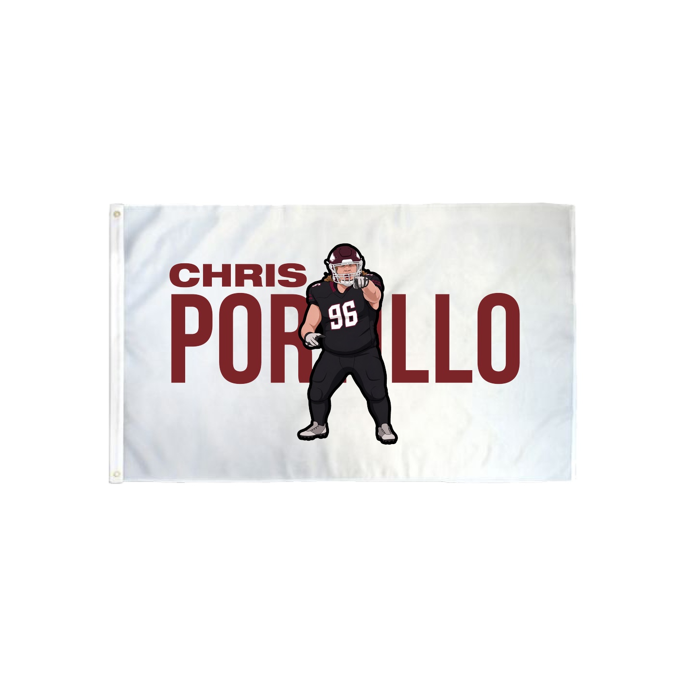 3x5 Flag — Player Name in Classic