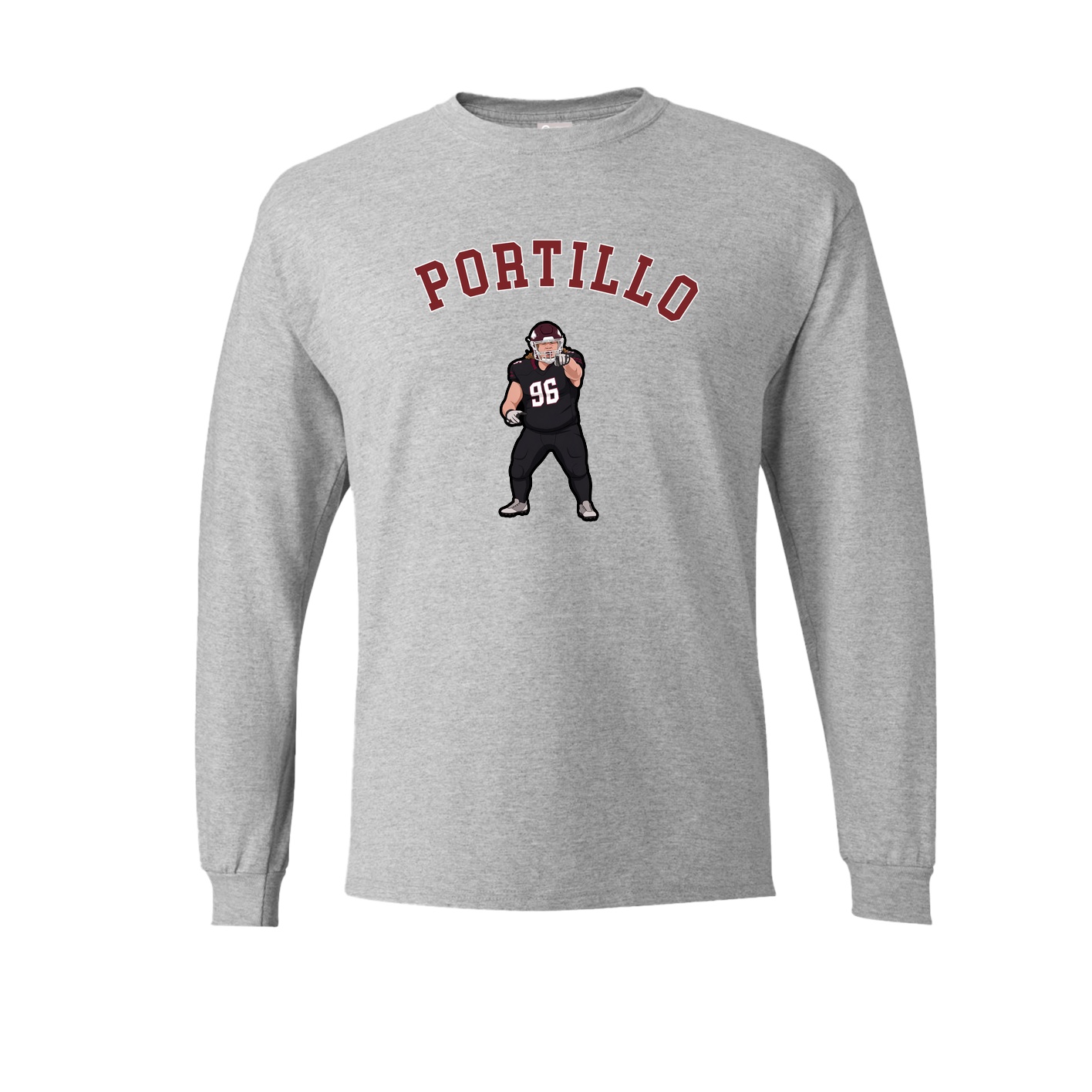 Long Sleeve Tee — Shirsey Arch in Grey