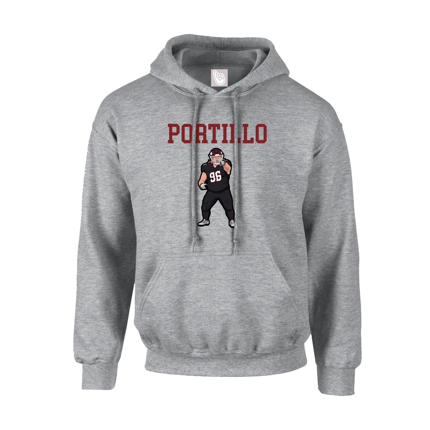 Hoodie — Shirsey in Grey