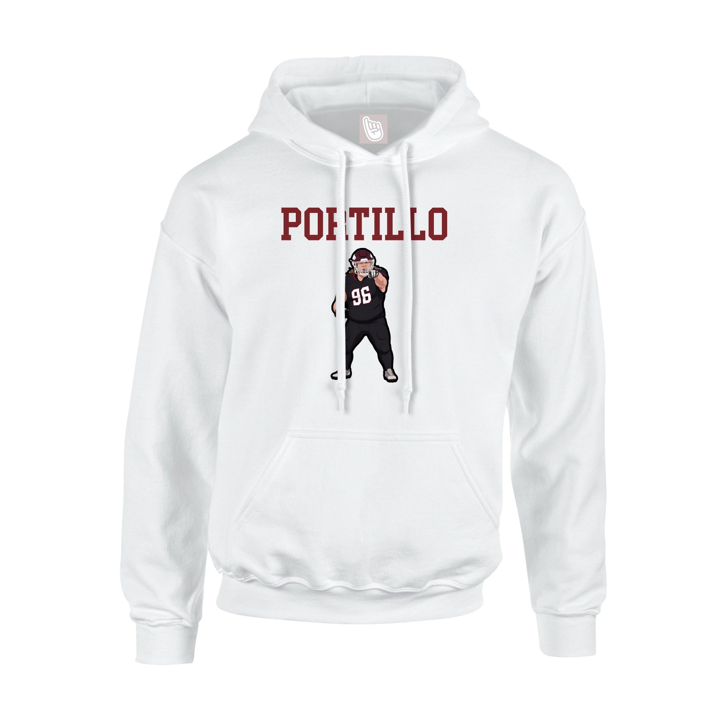 Youth Hoodie — Shirsey in White
