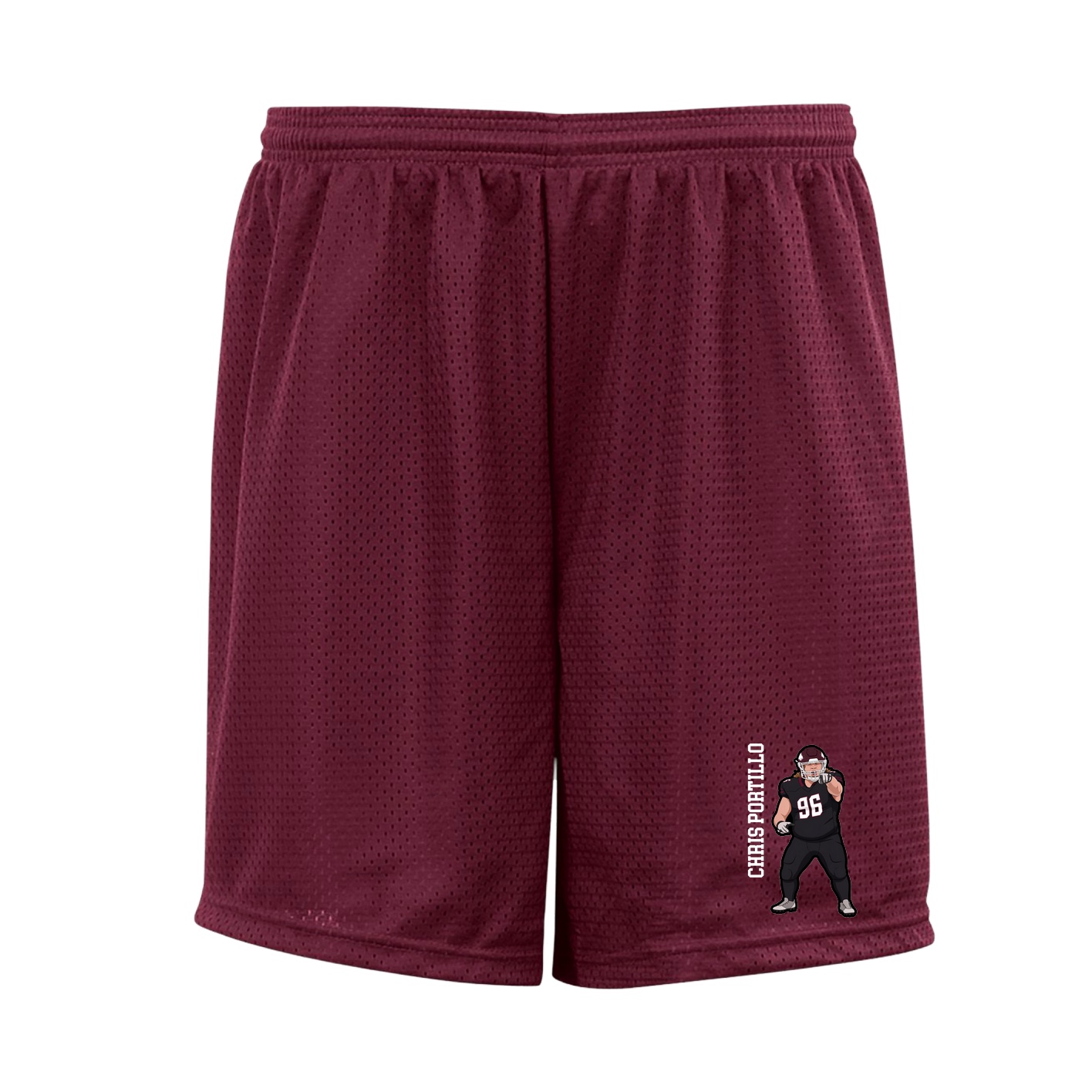 Shorts — Name Vertical in Cardinal