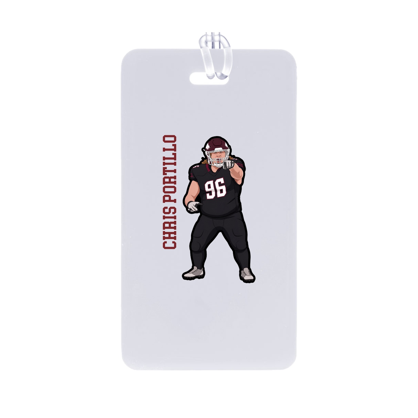 Bag Tag — Name Vertical in Classic