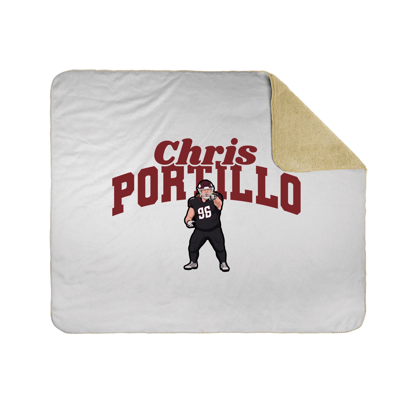 Throw Blanket — Signature Arch in White