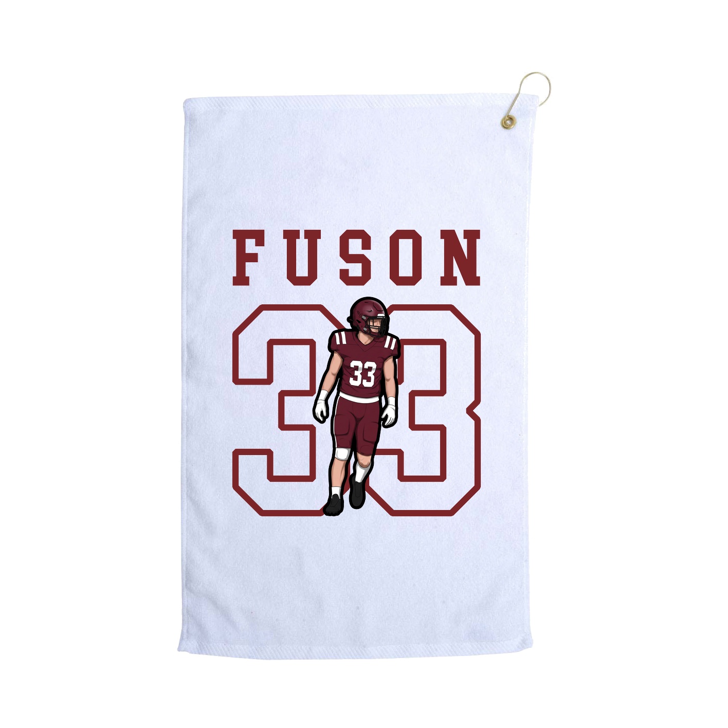Golf Towel — Shirsey in White