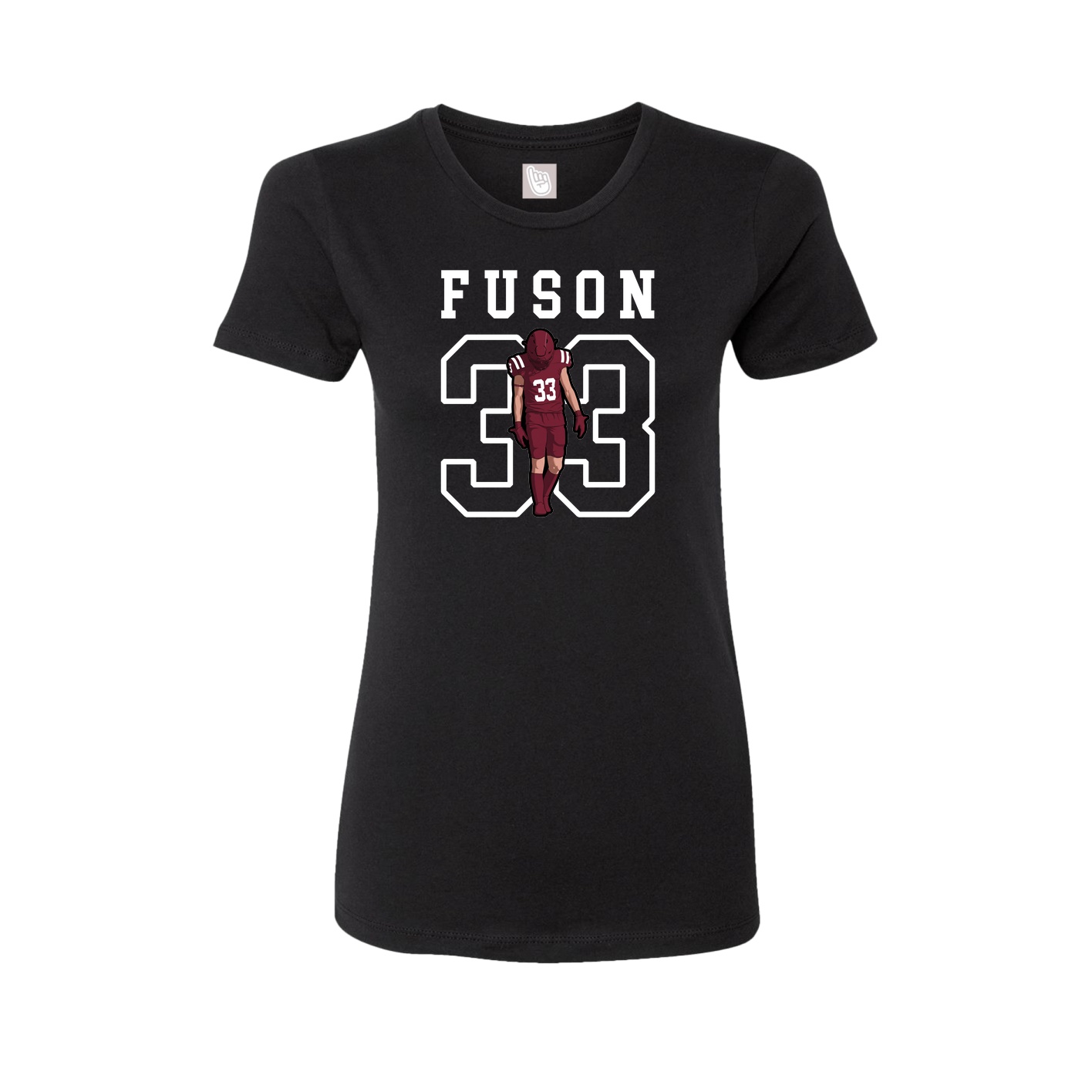 Fitted Women's Tee — Shirsey in Black