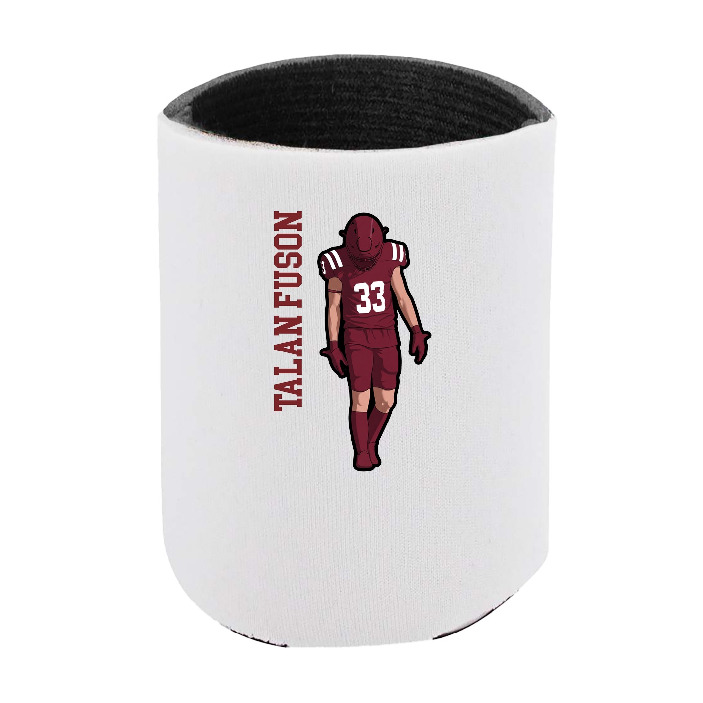 Can Holder — Name Vertical in White