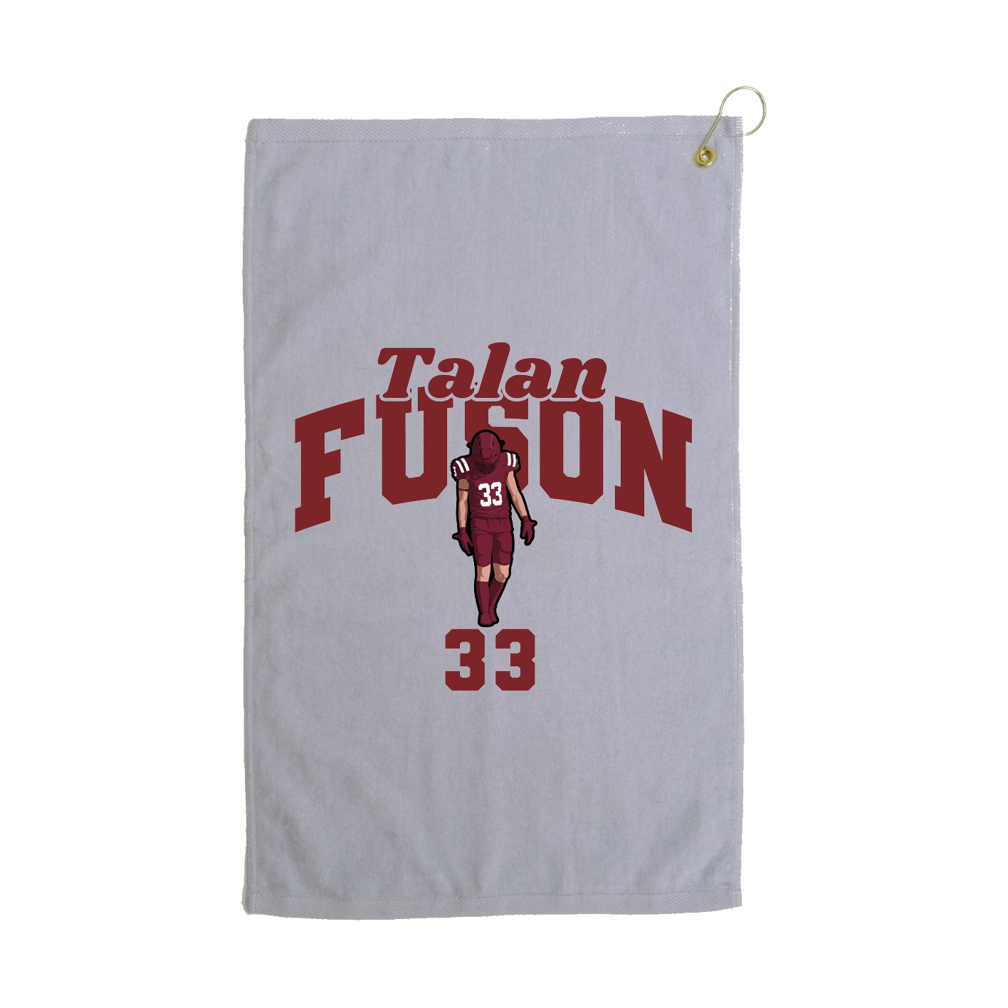 Golf Towel — Signature Arch in Grey