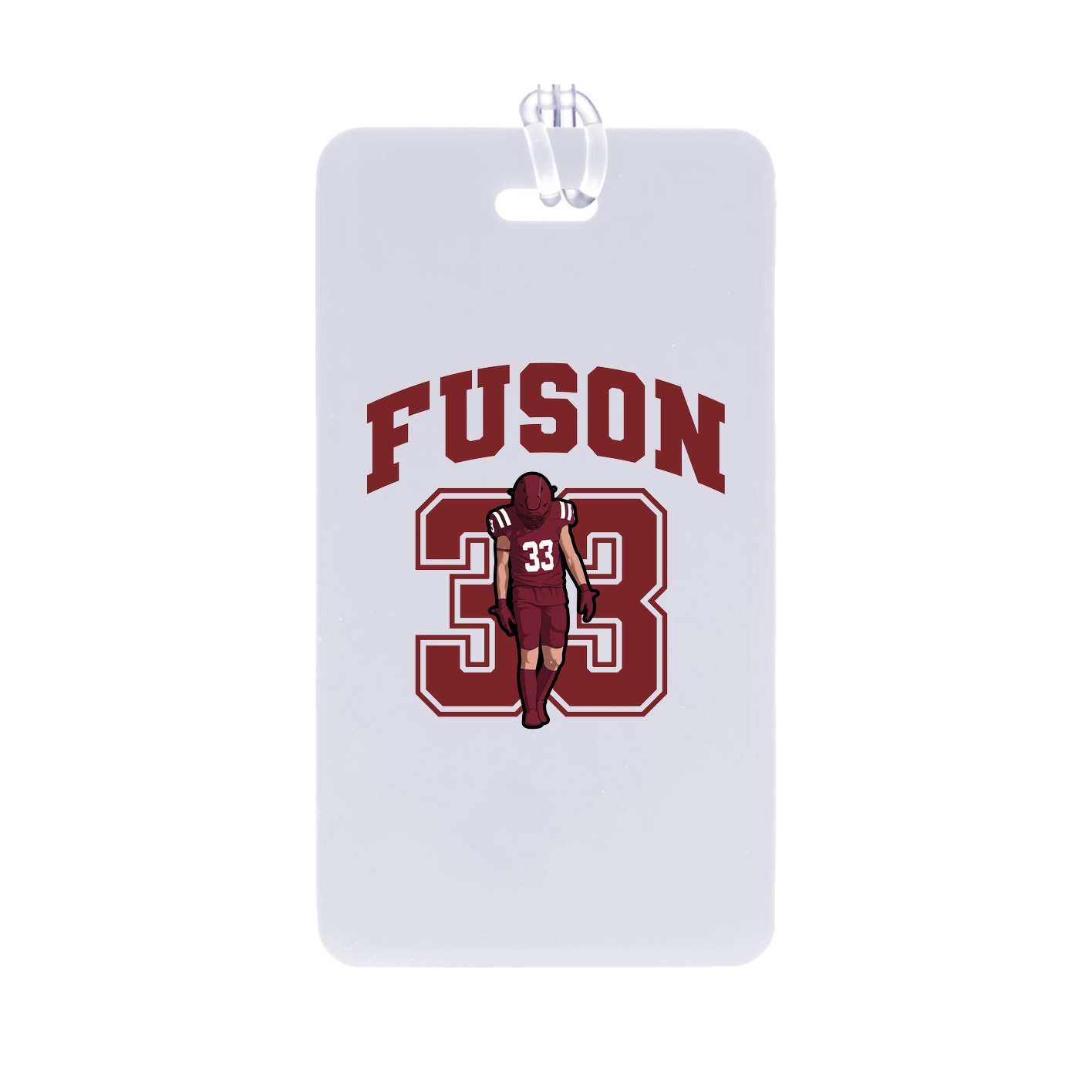 Bag Tag — Number in Classic