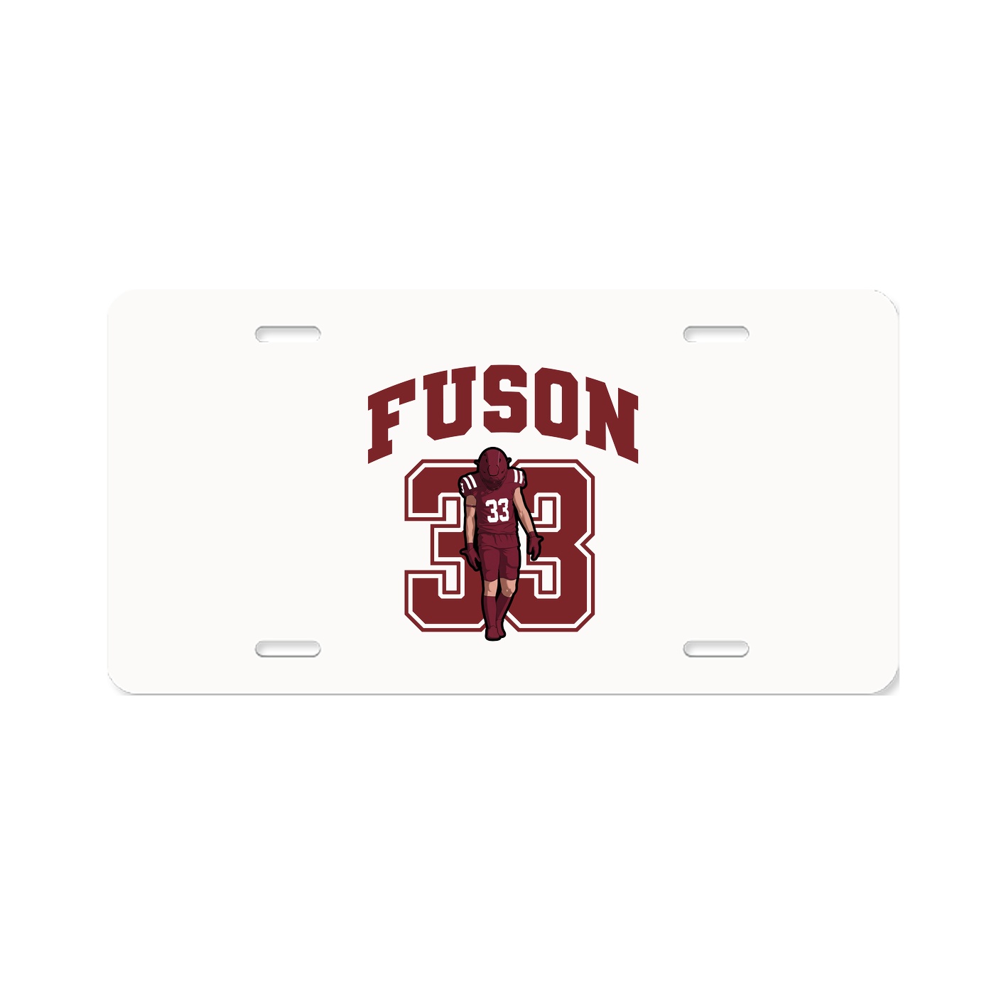 License Plate — Number in Classic