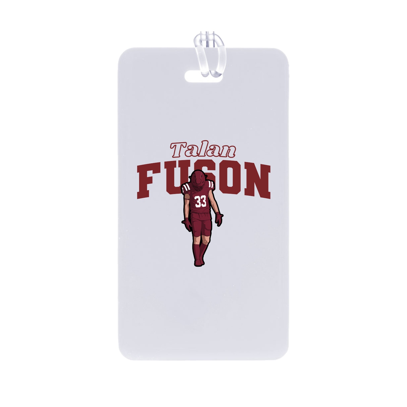 Bag Tag — Name Arch in Classic