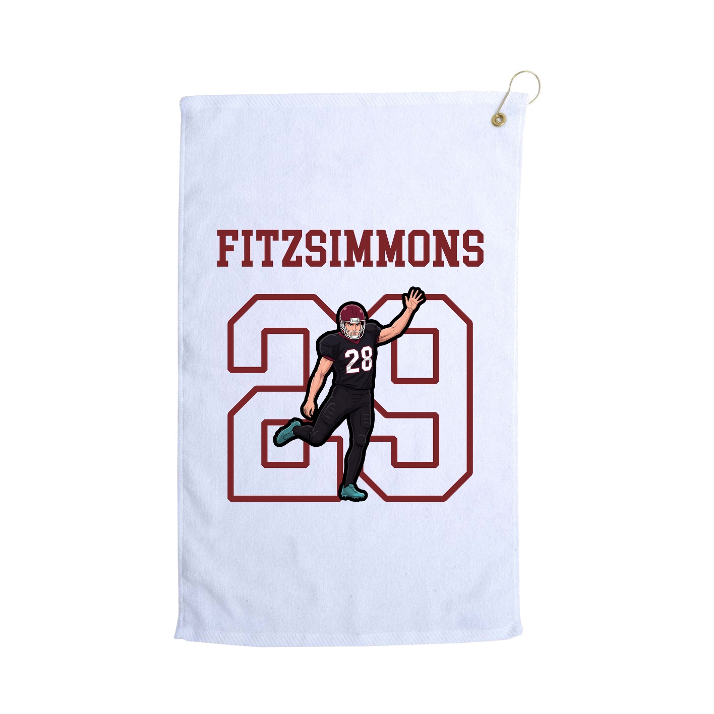 Golf Towel — Shirsey in White