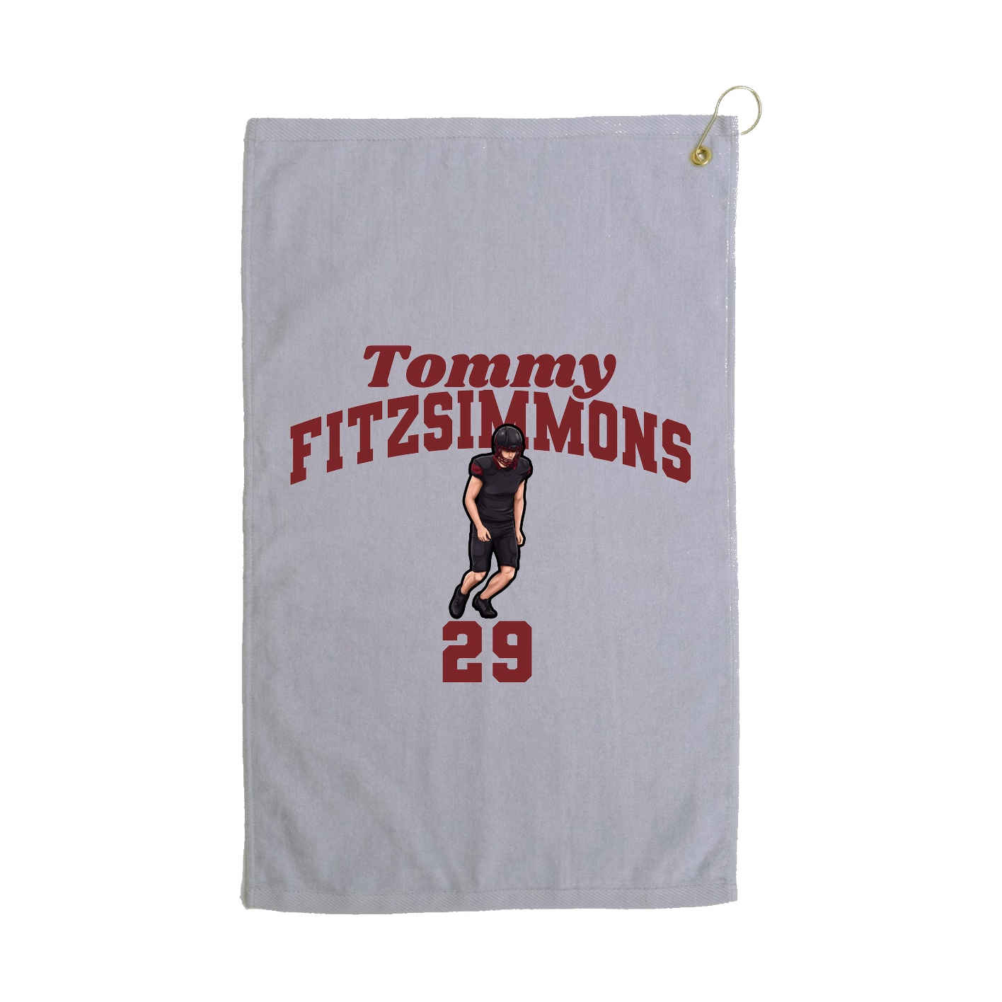 Golf Towel — Signature Arch in Grey