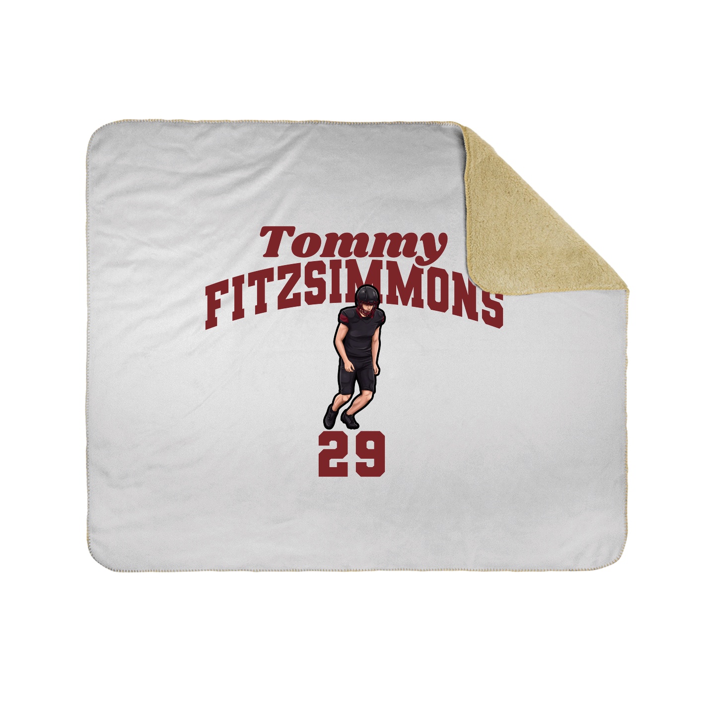 Throw Blanket — Signature Arch in White