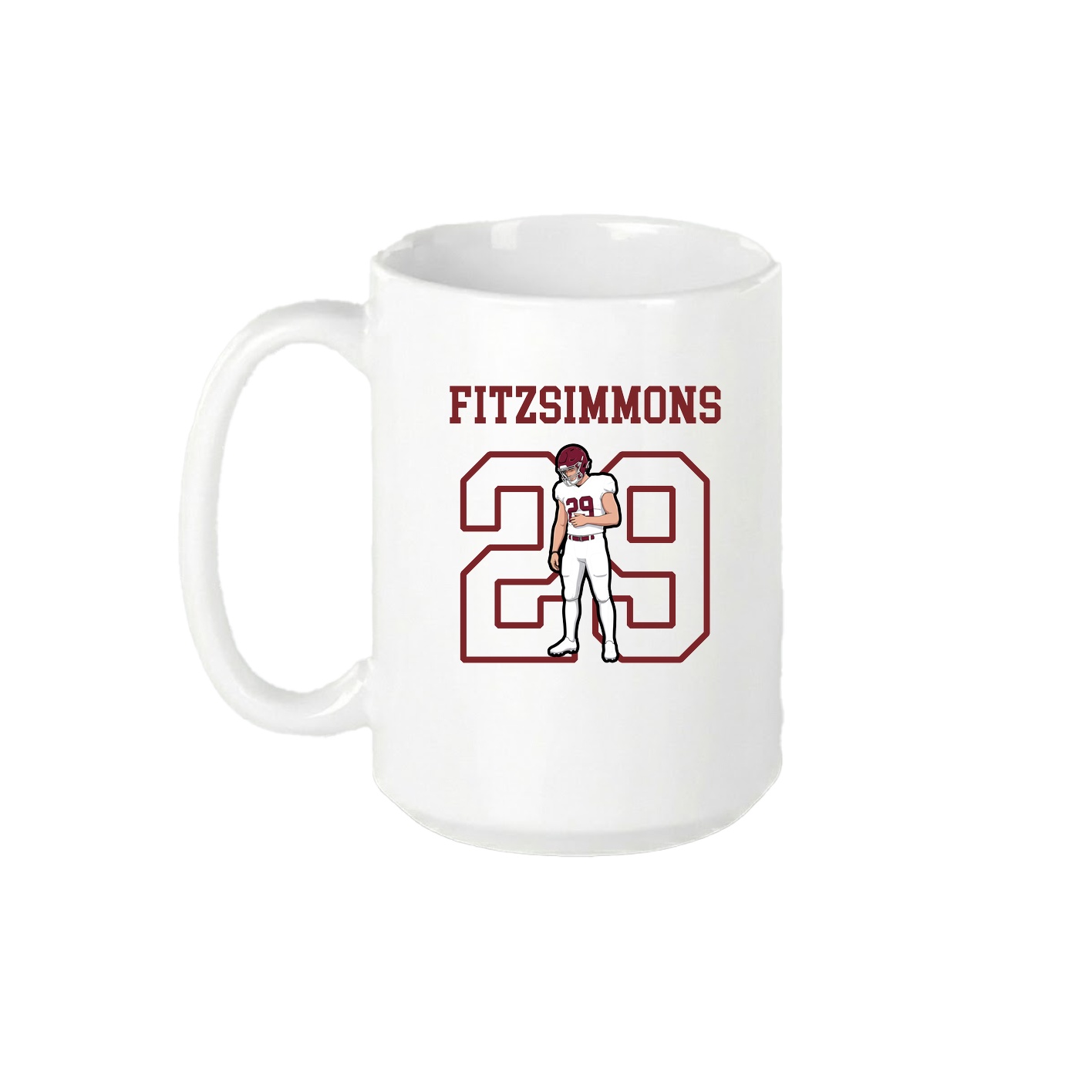 15oz Coffee Mug — Shirsey in White
