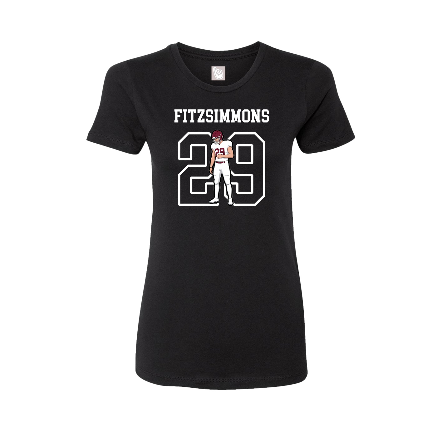 Fitted Women's Tee — Shirsey in Black