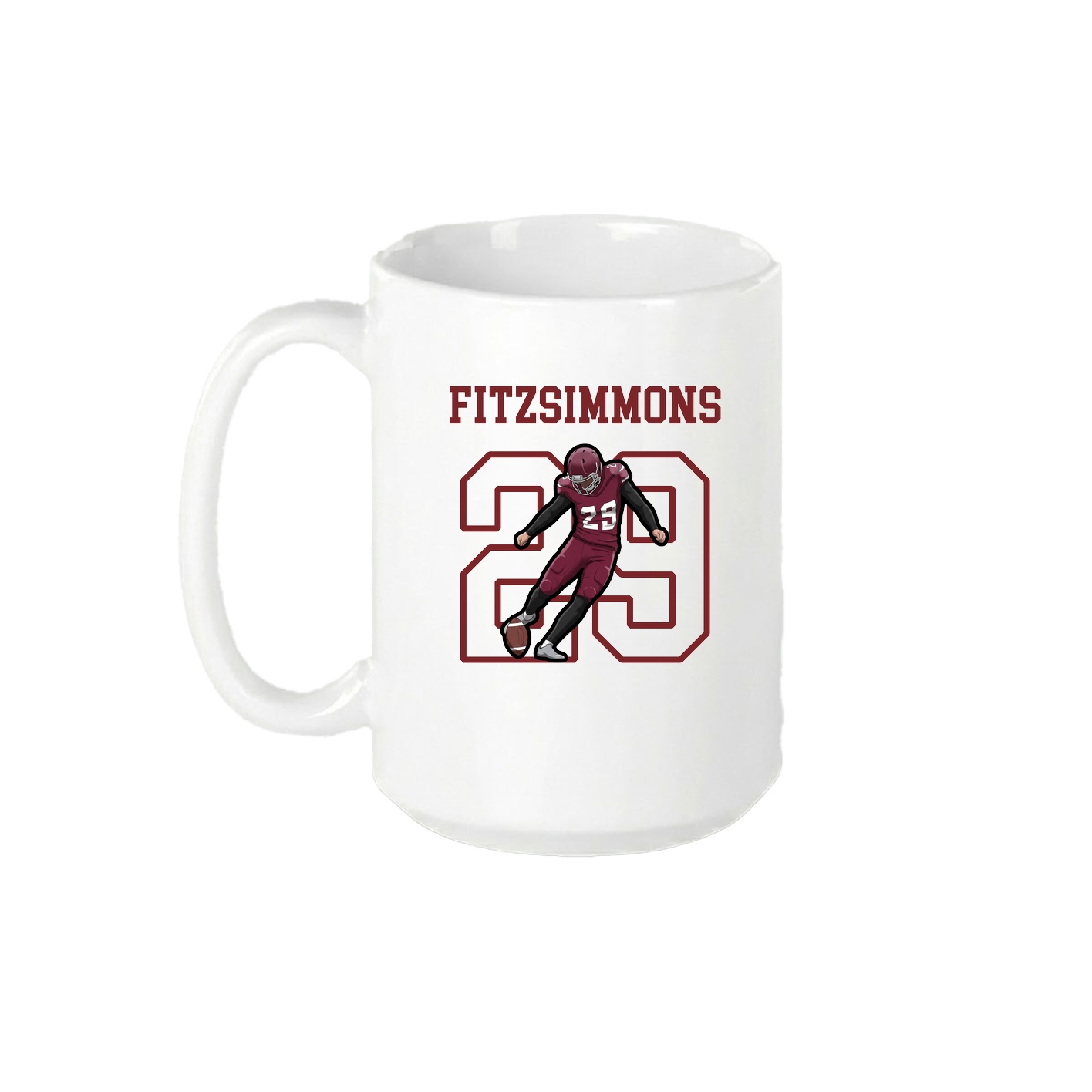 15oz Coffee Mug — Shirsey in White
