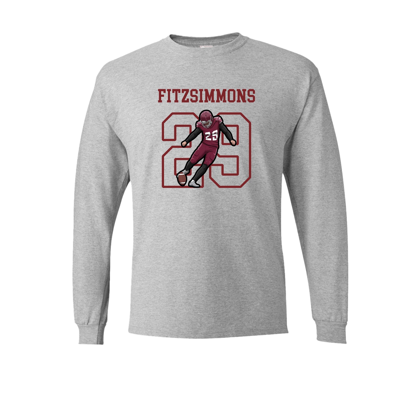 Long Sleeve Tee — Shirsey in Grey