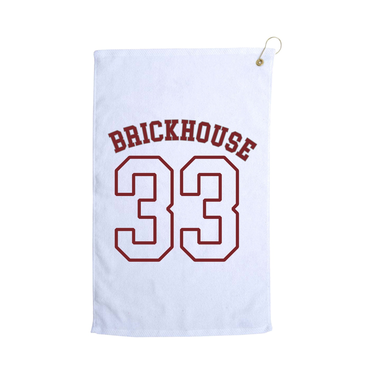 Golf Towel — Shirsey Arch in White