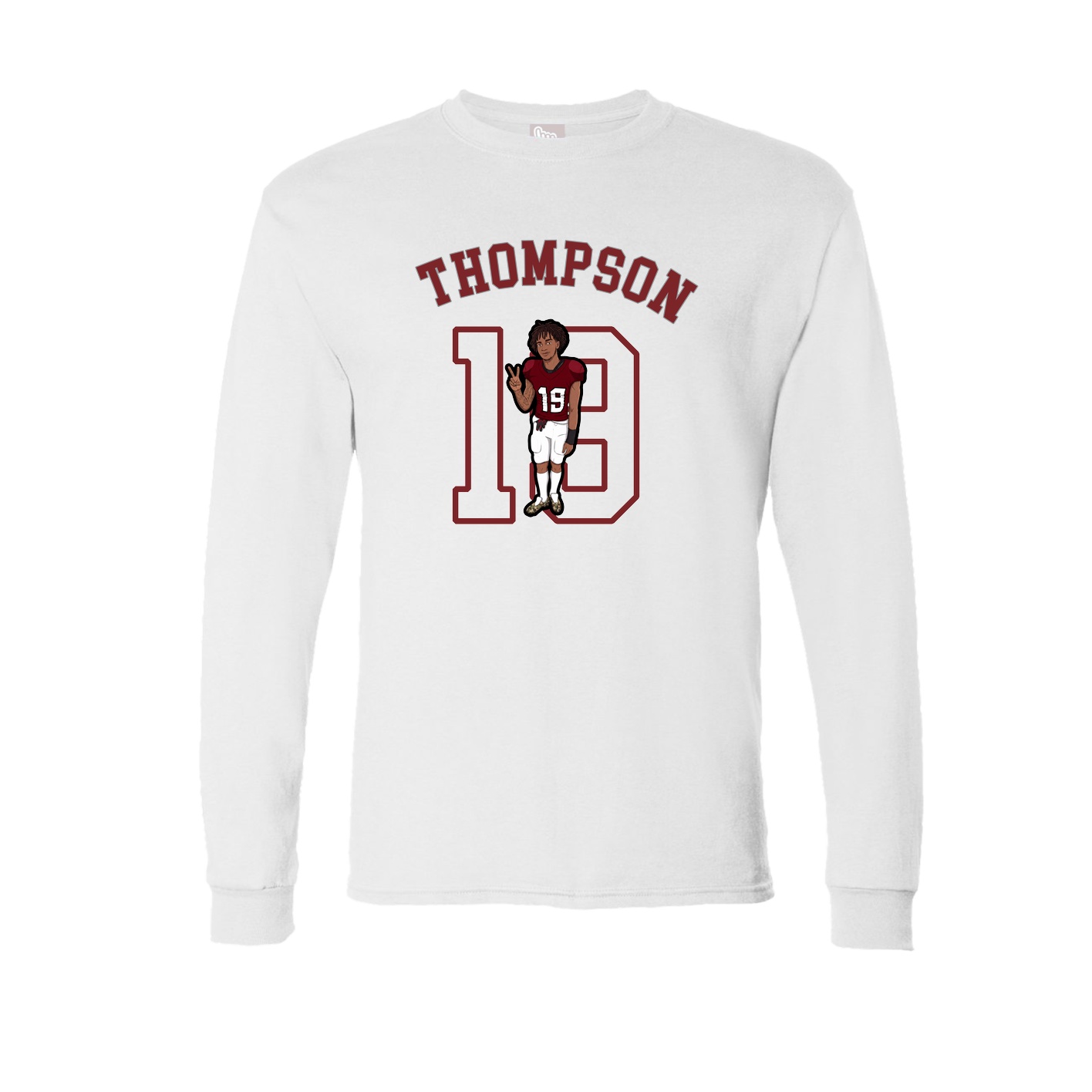 Long Sleeve Tee — Shirsey Arch in White