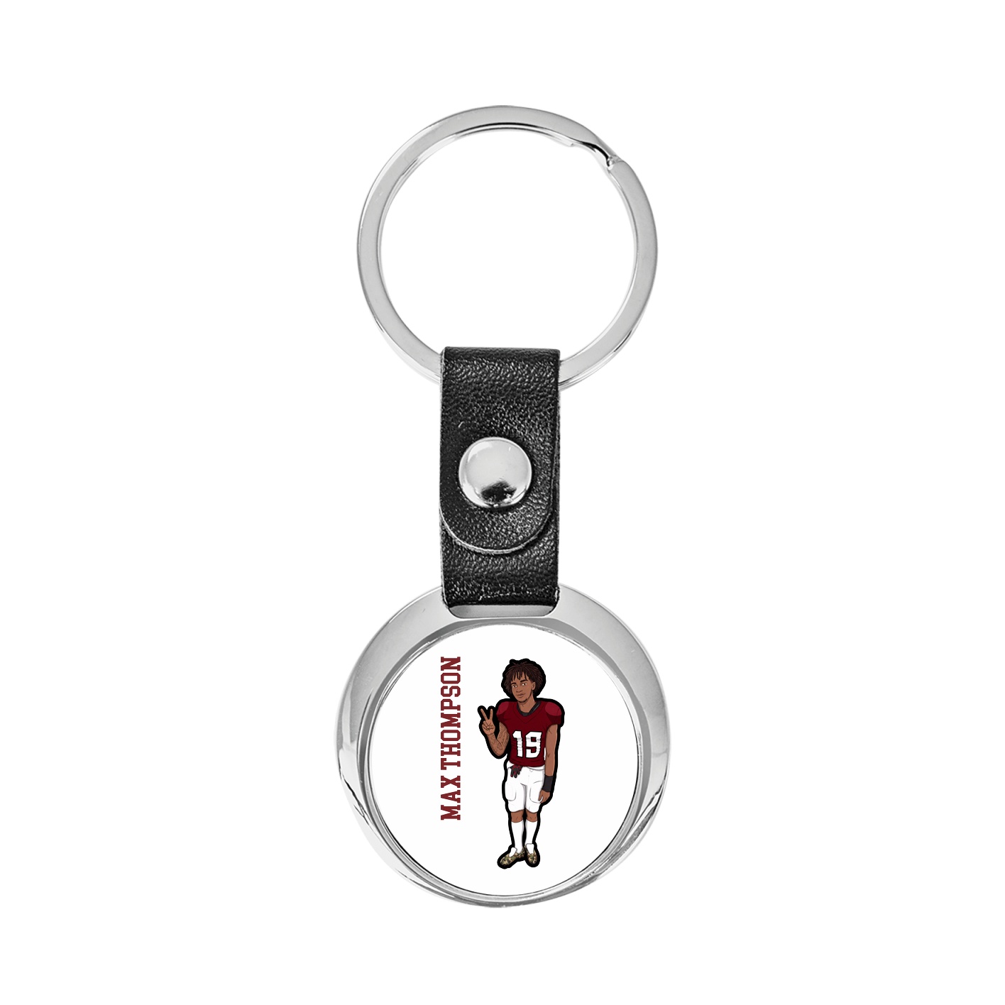 Key Chain — Name Vertical in Classic