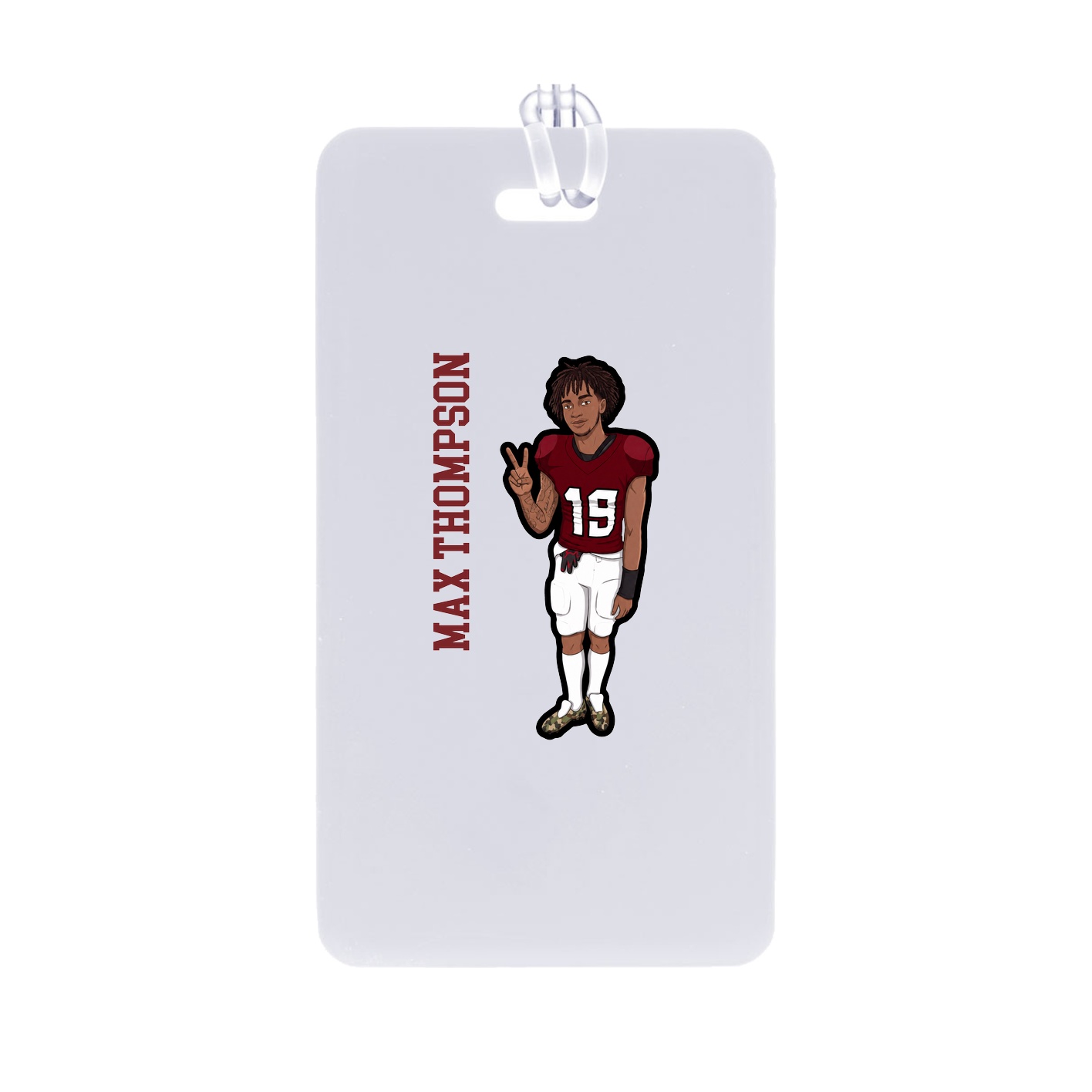 Bag Tag — Name Vertical in Classic